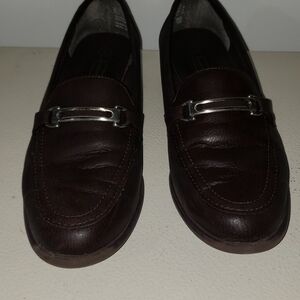 comfort plus by Predictions Dark Brown Slip-On Loafers